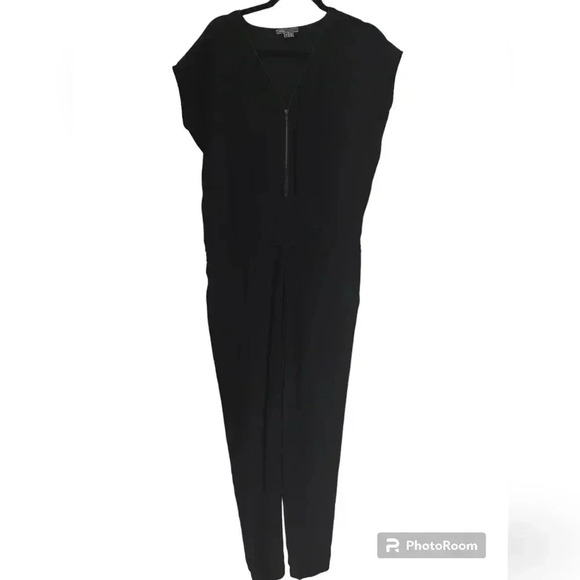 Vince cap sleeve zip front pantsuit - Picture 4 of 7